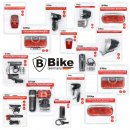 Fahrrad Dynamo-Frontleuchte mit Lichtautomatik, Standlicht, Reflektor und StVZO-Zulassung - 30 LUX