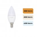 LED Lampe E-14 Kerzenform 6 Watt - kaltweiß (6500 K)