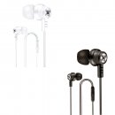 Headset In-Ear Kopfhörer mit Mikrofon (BASIC LINE) - schwarz