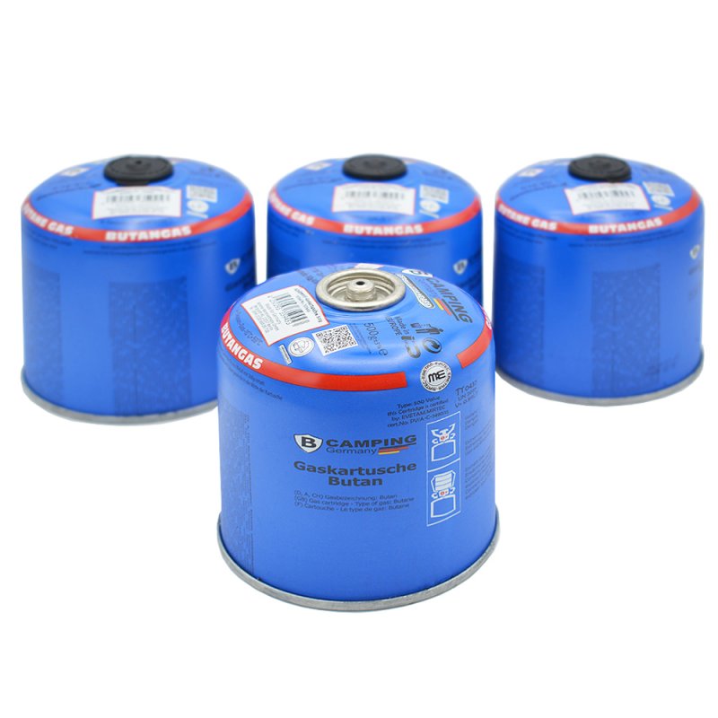 Gaskartusche Butan mit Schraubventil 500g fr Gaskocher und Gasbrenne