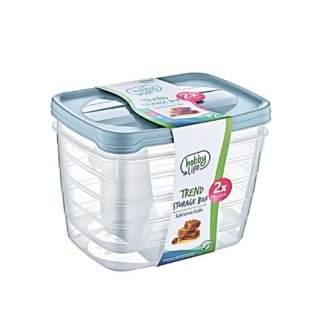 Aufbewahrungsdosen Set 2-teilig (2 x 3,5 Liter) - TREND - (02 0992)