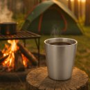 Edelstahl Becher (300 ml) - doppelwandig