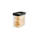 Vorratsdose mit Deckel - 1500 ml - rechteckig - CRYSTAL -