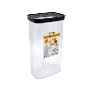Vorratsdose mit Deckel - 2800 ml - rechteckig - CRYSTAL -