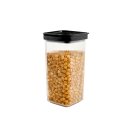 Vorratsdose mit Deckel - 1650 ml - quadrat - CRYSTAL -
