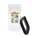 Vorratsdose mit Deckel - 1650 ml - quadrat - CRYSTAL -