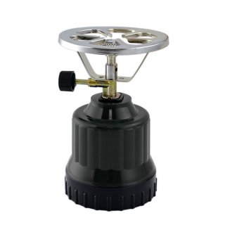 Campingkocher E190 Gaskocher Kunststoff "ECO" im Fotokarton - Schwarz