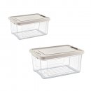 RESTPOSTEN Aufbewahrungs Box mit Verschluss-Deckel - 16...