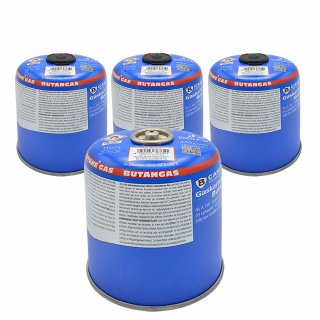 Gaskartusche Butan mit Schraubventil 450g für Gaskocher und Gasbrenner