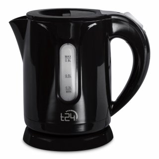 Wasserkocher kompakt 0,8L Kunststoff - Schwarz