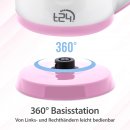 Wasserkocher kompakt 0,8L Kunststoff - Rosa