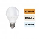 LED Lampe E-27 Birnenform 9 Watt - kaltweiß (6500 K)