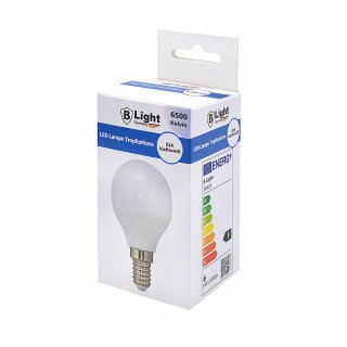 LED Lampe E-14 Tropfenform 6 Watt - kaltweiß (6500 K)