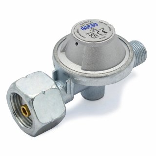 Druckminderer / Gas Regler f&uuml;r Butan- und Propan (4 mbar) - G3/8&ldquo; Linksgewinde