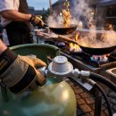 Druckminderer / Gas Regler f&uuml;r Butan- und Propan (4 mbar) - G3/8&ldquo; Linksgewinde