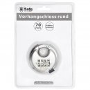 Vorhangschloss / Rundschloss - 70mm mit Zahlenkombination
