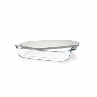 Auflaufform Glas mit Deckel - 2000ml - COMFORT - hoch