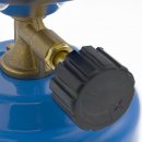 Campingkocher Metall mit Windschutz - Blau