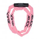 POSTEN: Fahrrad und Motorrad Kettenschloss 25 x 980 mm - rosa