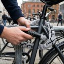 POSTEN: Fahrrad und Motorrad Kettenschloss 25 x 980 mm - grau