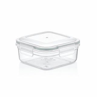 Aufbewahrungsbox mit Klick-Verschluss - quadratisch - (400 ml) - CLIP - (02 1916)
