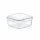 Aufbewahrungsbox mit Klick-Verschluss - quadratisch - (400 ml) - CLIP - (02 1916)