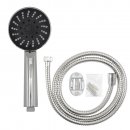 Duschbrause mit Schlauch 1,5 m "BLACK"