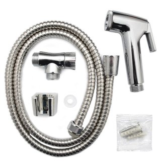 Spraybrause mit Schlauch 1,2 m "CHROM"