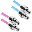 Fahrrad LED Ventilkappen Set - Blau