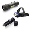 Kopflampe / Stirnleuchte 3 Watt Power COB LED